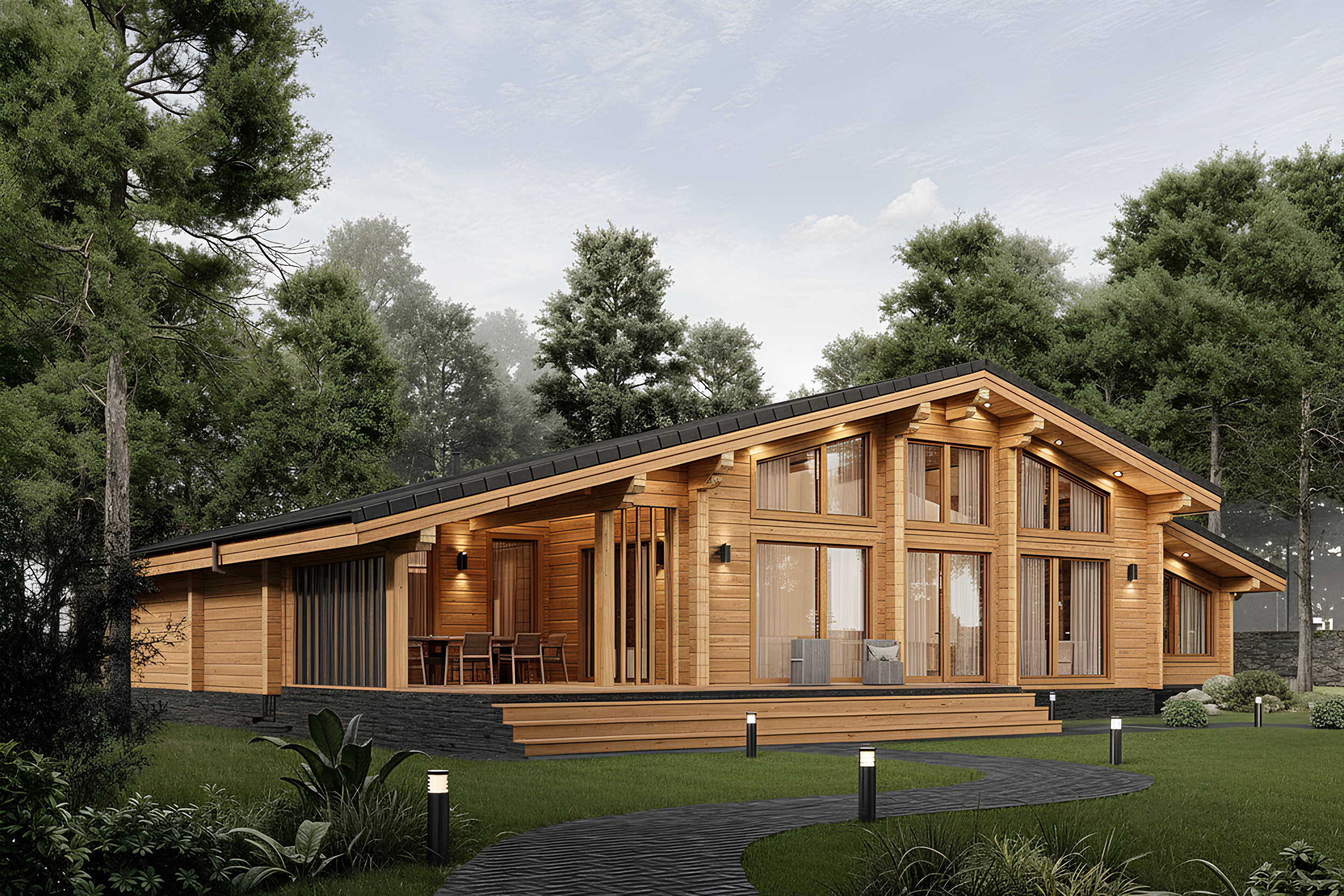 Дом из профилированного бруса VZ-463